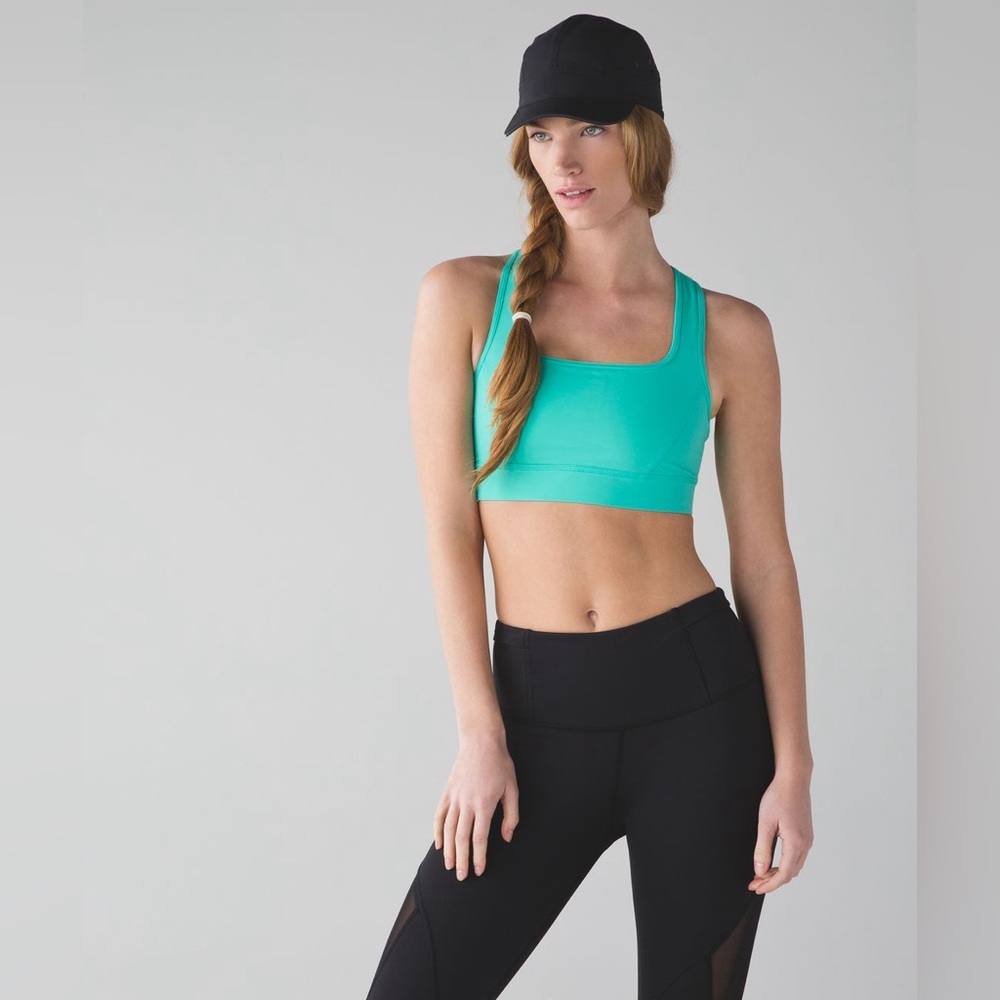 lululemon | Run With The Sun Bra in Bali Breeze